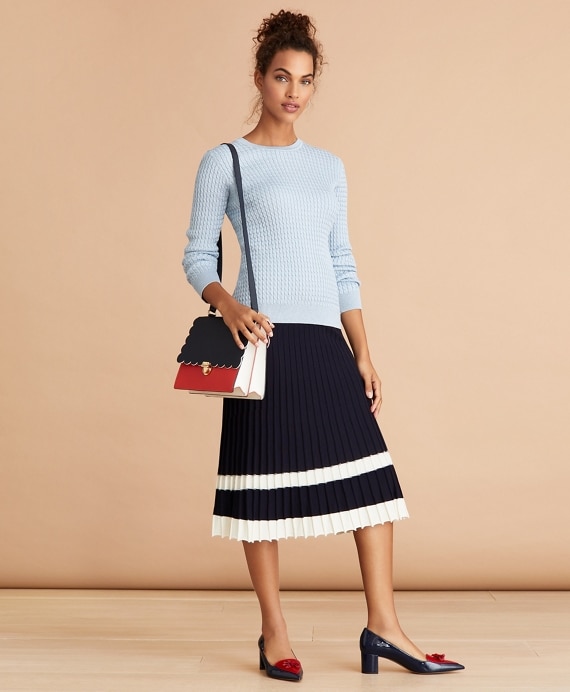 Shimmer-Knit Sweater