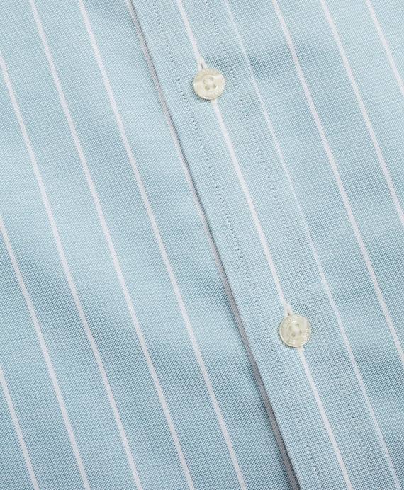 Stretch Milano Slim-Fit Sport Shirt, Non-Iron Stripe