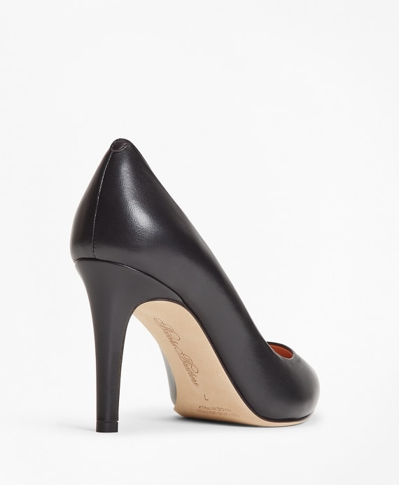 Leather Point-Toe Pumps