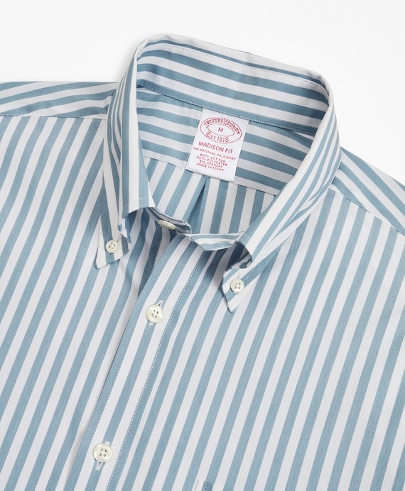 Madison Classic-Fit Sport Shirt, Performance Series with COOLMAX®, Stripe