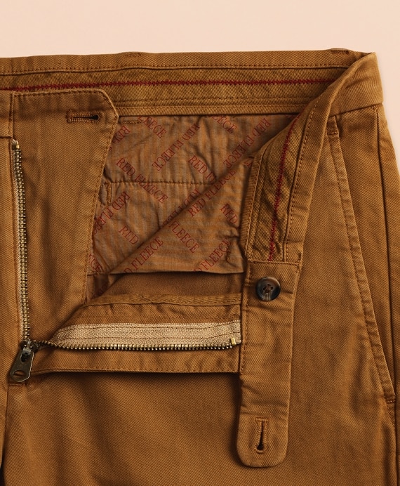 Slim-Fit Garment-Dyed Stretch Chinos