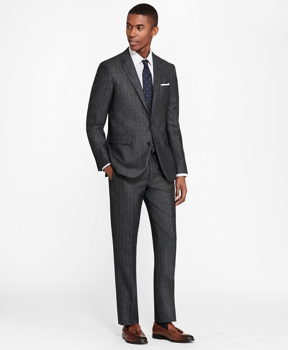 Milano Fit Herringbone 1818 Suit