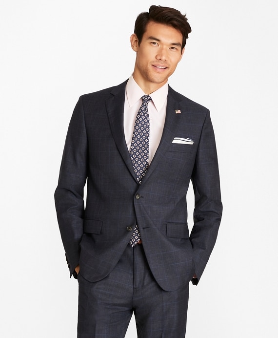 Regent Fit Plaid 1818 Suit
