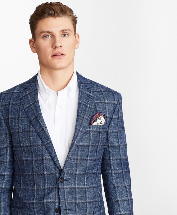 Regent Fit Plaid Sport Coat