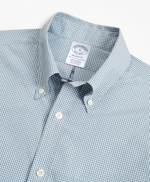 Regent Fitted Sport Shirt, Performance Series with COOLMAX®, Gingham
