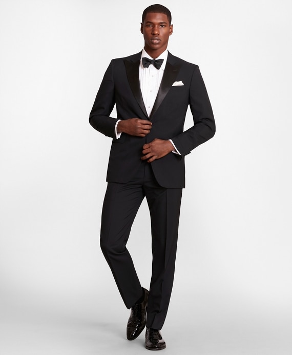 BrooksGate™ Regent-Fit Wool Tuxedo Jacket