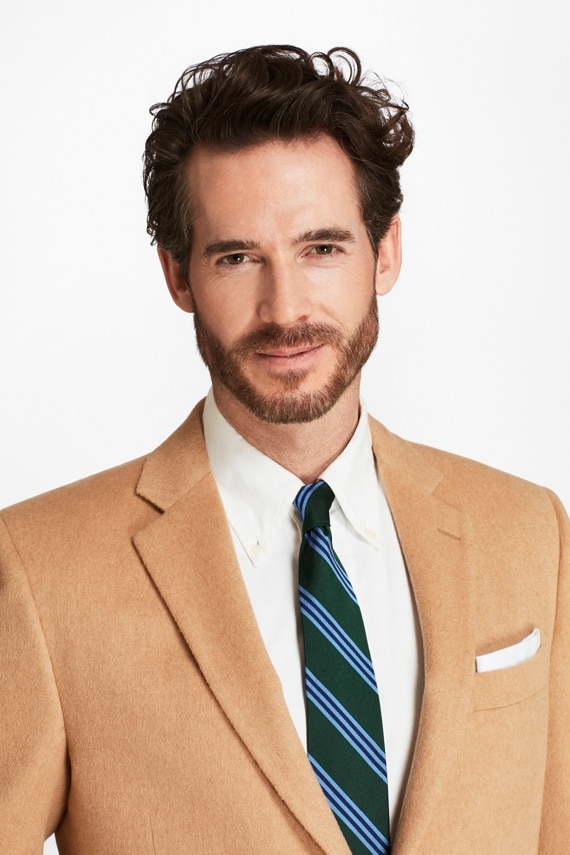 Regent Fit Camel Hair Sport Coat