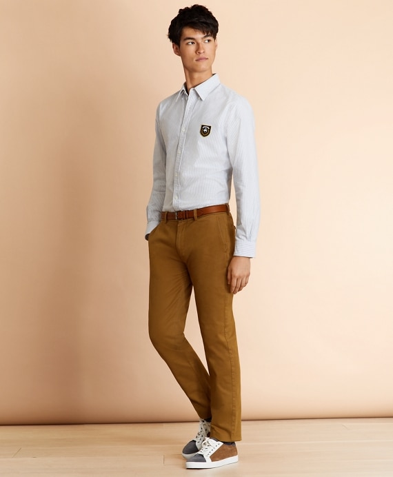 Garment-Dyed Stretch Chinos