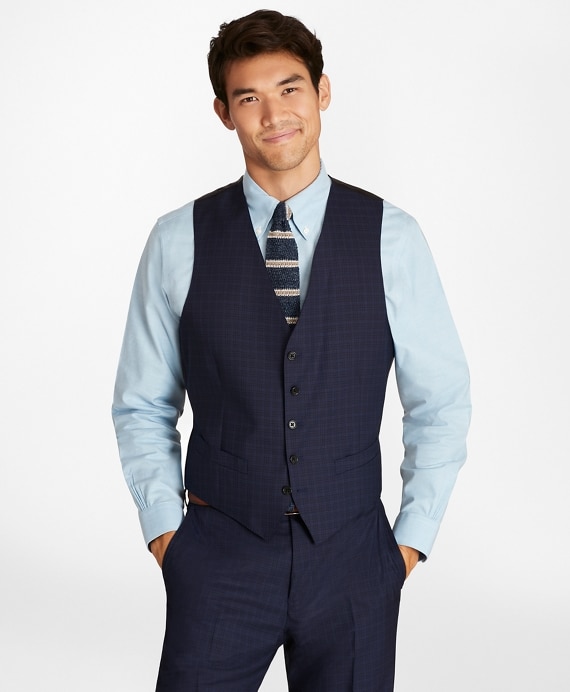 Regent Fit Check Three-Piece 1818 Suit