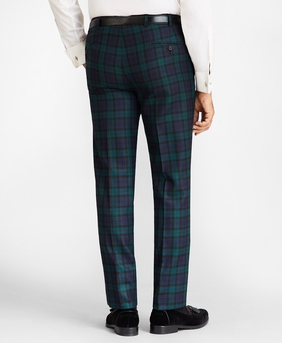 Madison Fit Black Watch Wool Trousers