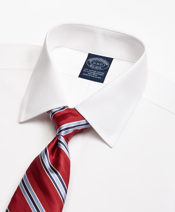 Stretch Big & Tall Dress Shirt, Non-Iron Pinpoint Spread Collar