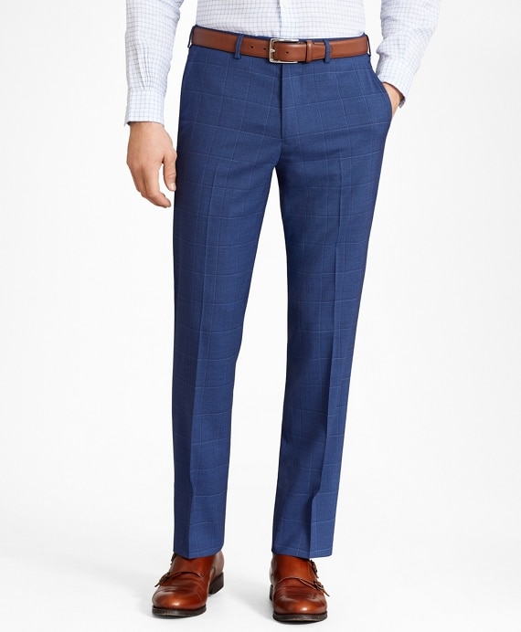 Regent Fit BrooksCool® Plaid Suit