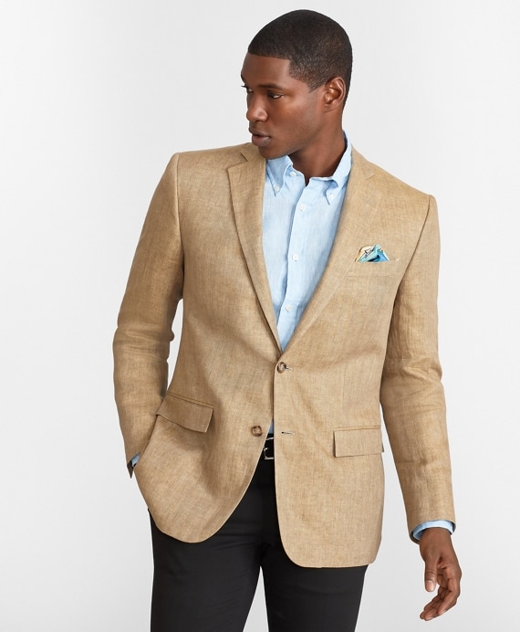 Regent Fit Two-Button Linen Sport Coat