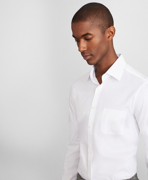 Soho Extra-Slim Fit Dress Shirt, Performance Non-Iron with COOLMAX®, Ainsley Collar Twill