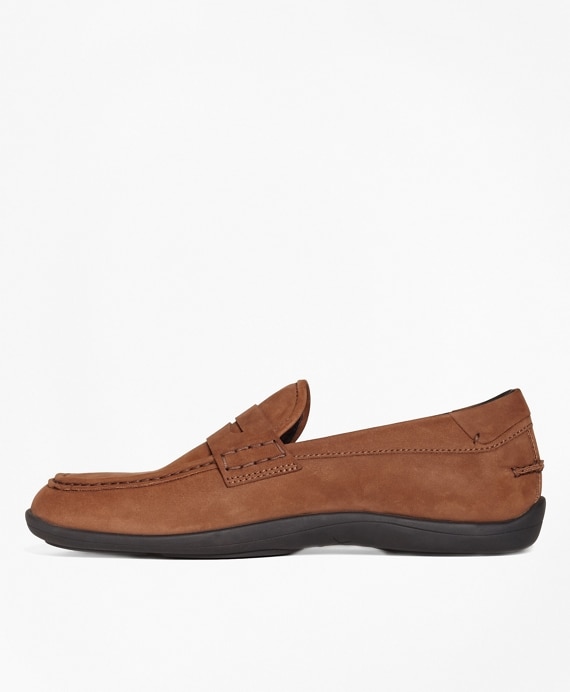 1818 Footwear Suede Penny Moccasins