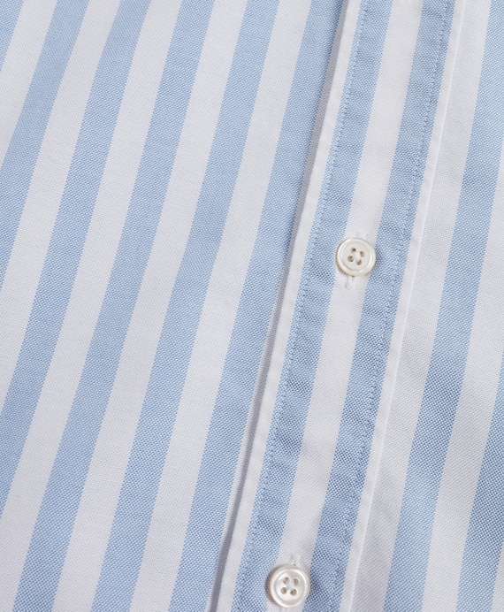 Regent Fit Oxford Wide Stripe Sport Shirt