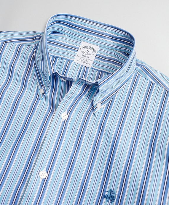 Luxury Collection Regent Fitted Sport Shirt, Button-Down Collar Stripe