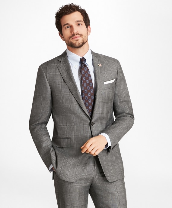 Regent Fit Plaid 1818 Suit