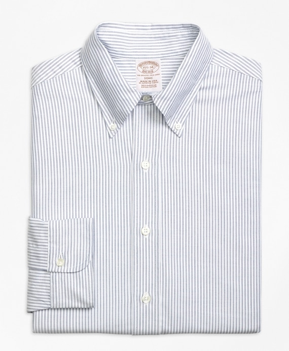 Original Polo® Button-Down Oxford Soho Extra-Slim-Fit Dress Shirt, Bengal Stripe