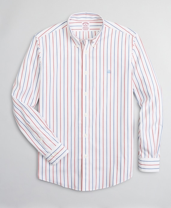 Stretch Madison Classic-Fit Sport Shirt, Non-Iron Stripe