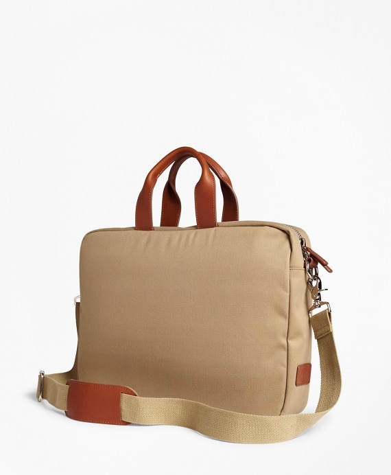 Brushed Cotton Twill Briefcase