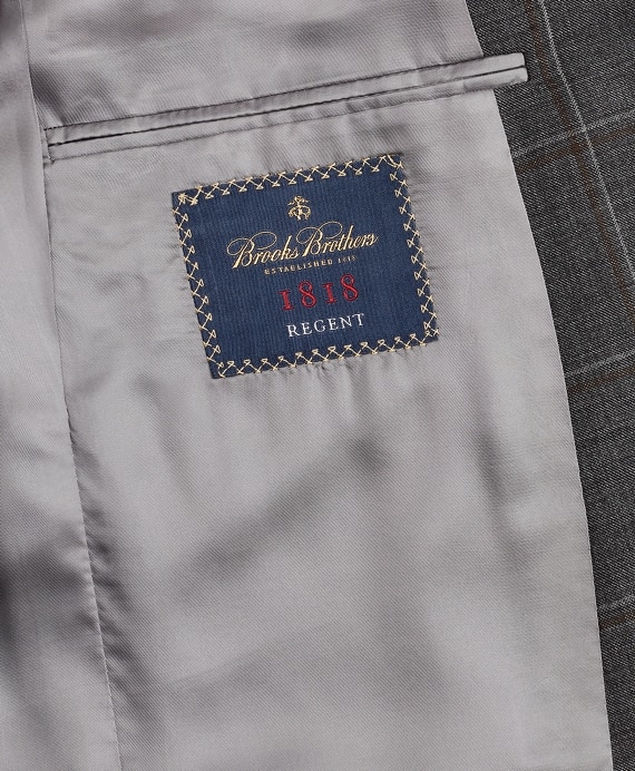 Regent Fit Multi-Plaid 1818 Suit