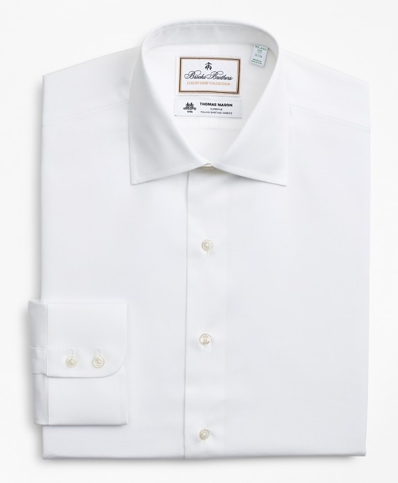 Luxury Collection Milano Slim-Fit Dress Shirt, Franklin Spread Collar Fine Stripe