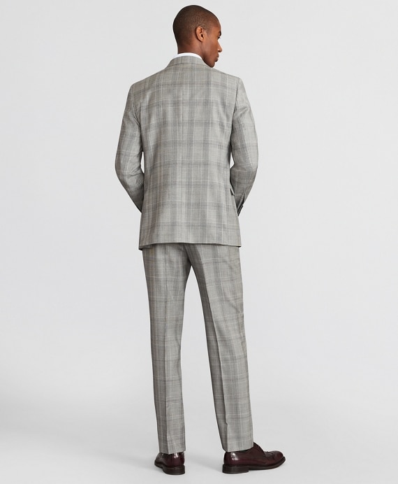 Madison Fit Three-Button Plaid 1818 Suit