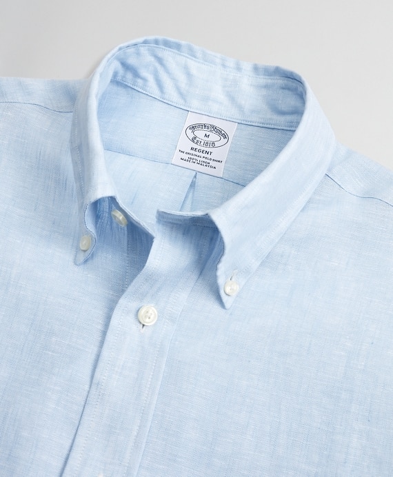 Regent Fitted Sport Shirt, Irish Linen