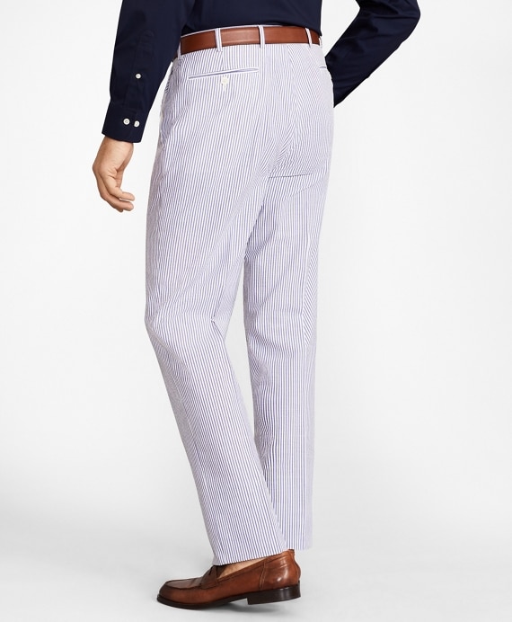 Madison Fit Stripe Seersucker Trousers
