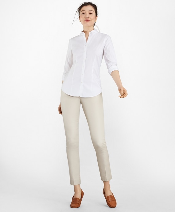 Tailored-Fit Performance Non-Iron COOLMAX® Twill Shirt