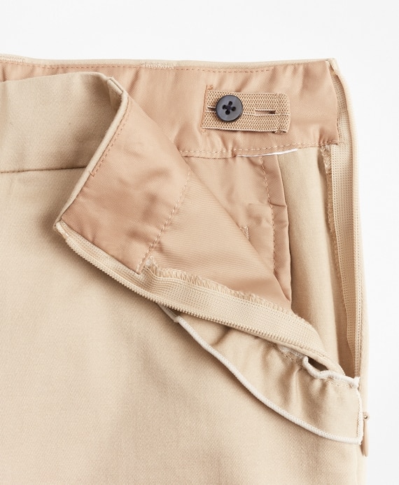 Girls Cotton Blend High Rise Ruffle Pants