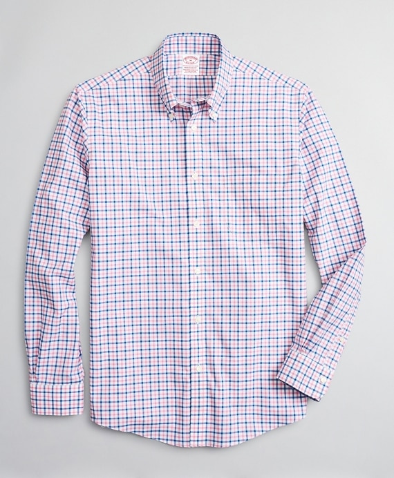 Stretch Madison Classic-Fit Sport Shirt, Non-Iron Windowpane