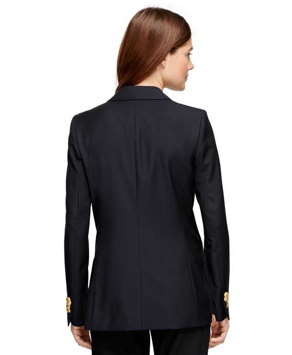 Petite Loro Piana® Classic Fit Two-Button Blazer