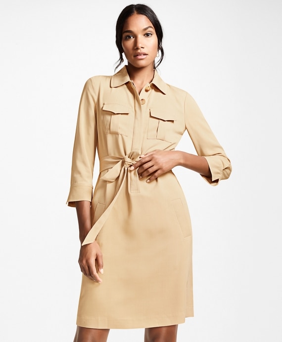 Twill Shirt Dress