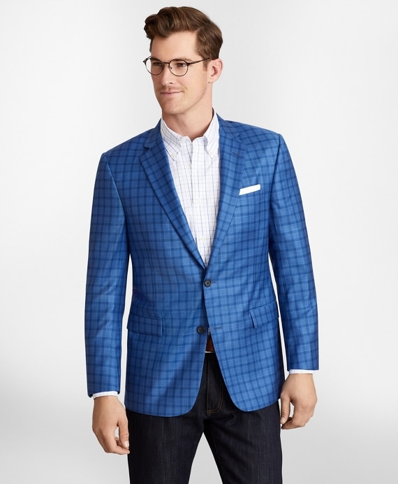 Regent Fit Plaid Sport Coat