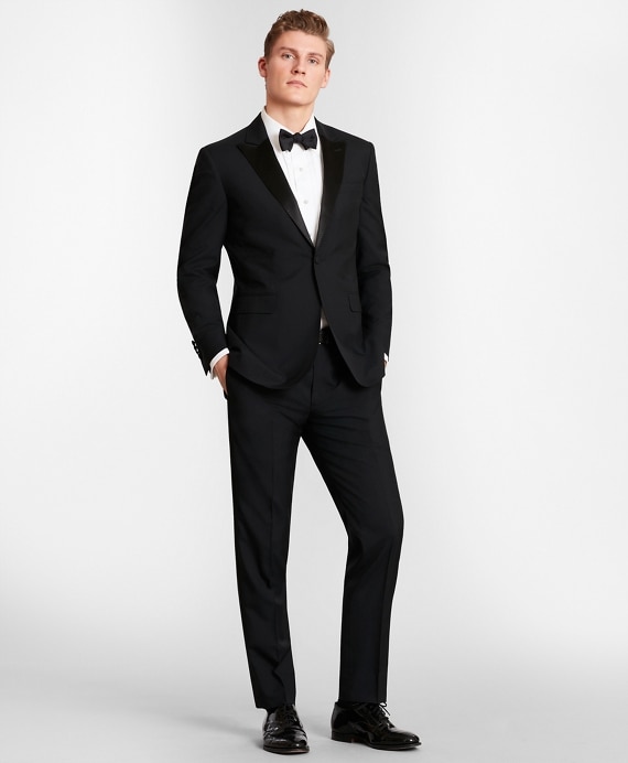 BrooksGate™ Milano-Fit Wool Tuxedo Jacket