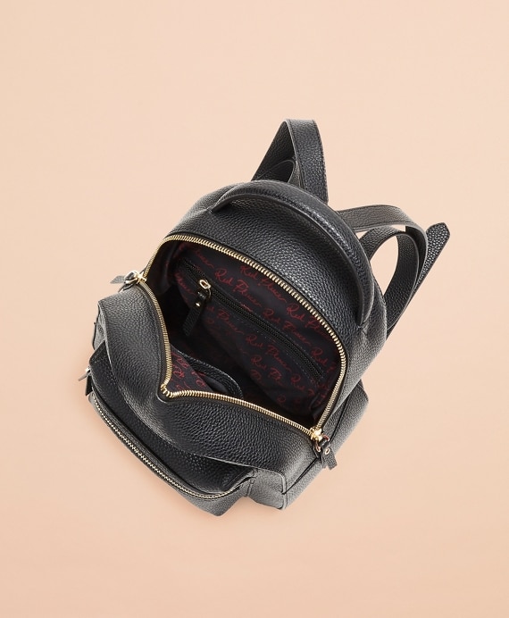 Pebbled Leather Backpack