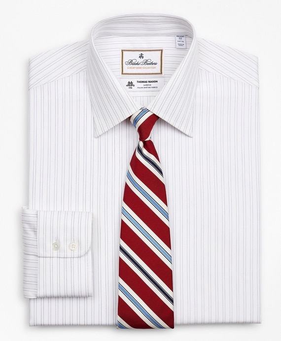 Luxury Collection Regent Fitted Dress Shirt, Franklin Spread Collar Stripe