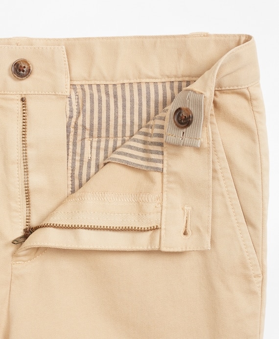 Boys Washed Cotton Stretch Chinos