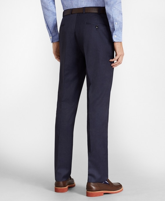 BrooksFlex™ Milano-Fit Wool Trousers, Unfinished Hem