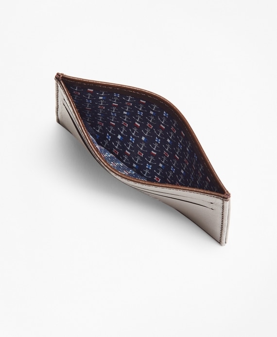 Embossed Leather Card Case