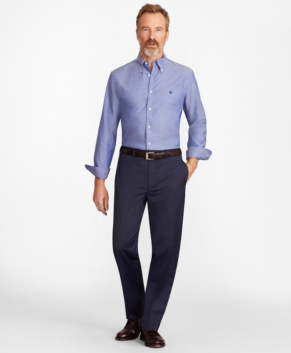 BrooksFlex™ Madison-Fit Wool Trousers