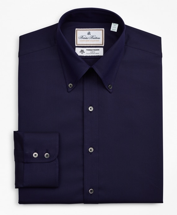 Luxury Collection Milano Slim-Fit Dress Shirt, Button-Down Collar Stripe
