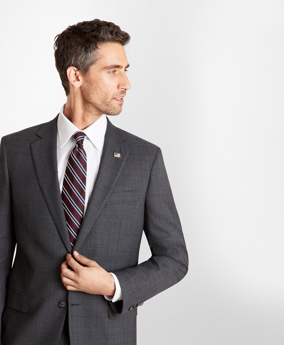 Madison Fit Plaid 1818 Suit