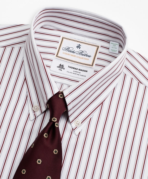 Luxury Collection Madison Classic-Fit Dress Shirt, Button-Down Collar Stripe