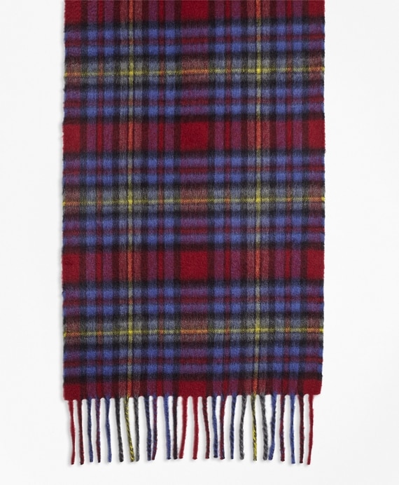 Plaid Cashmere Scarf