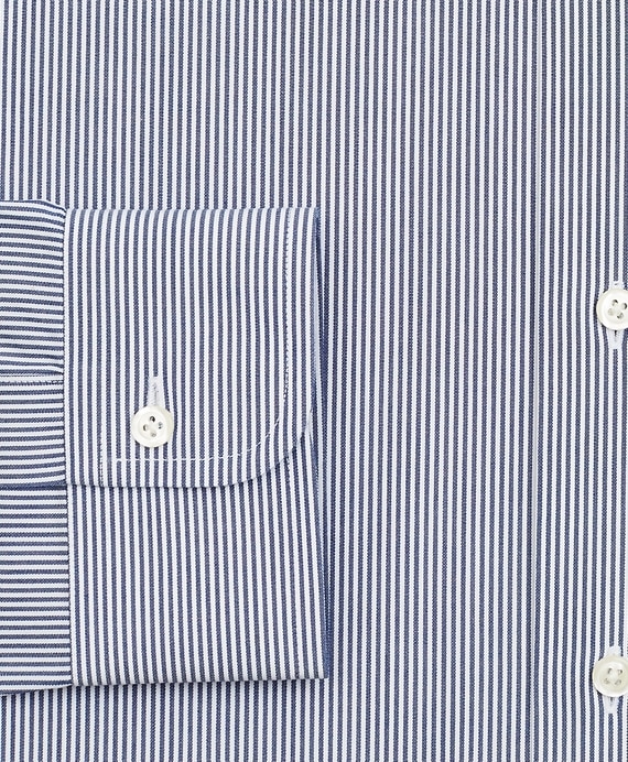 Stretch Milano Slim-Fit Dress Shirt, Non-Iron Stripe