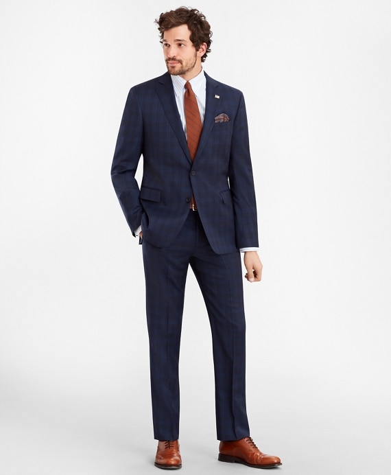 Regent Fit Glen Plaid 1818 Suit