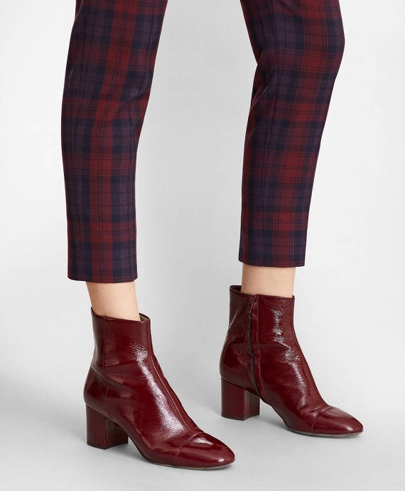Patent Leather Ankle Boots